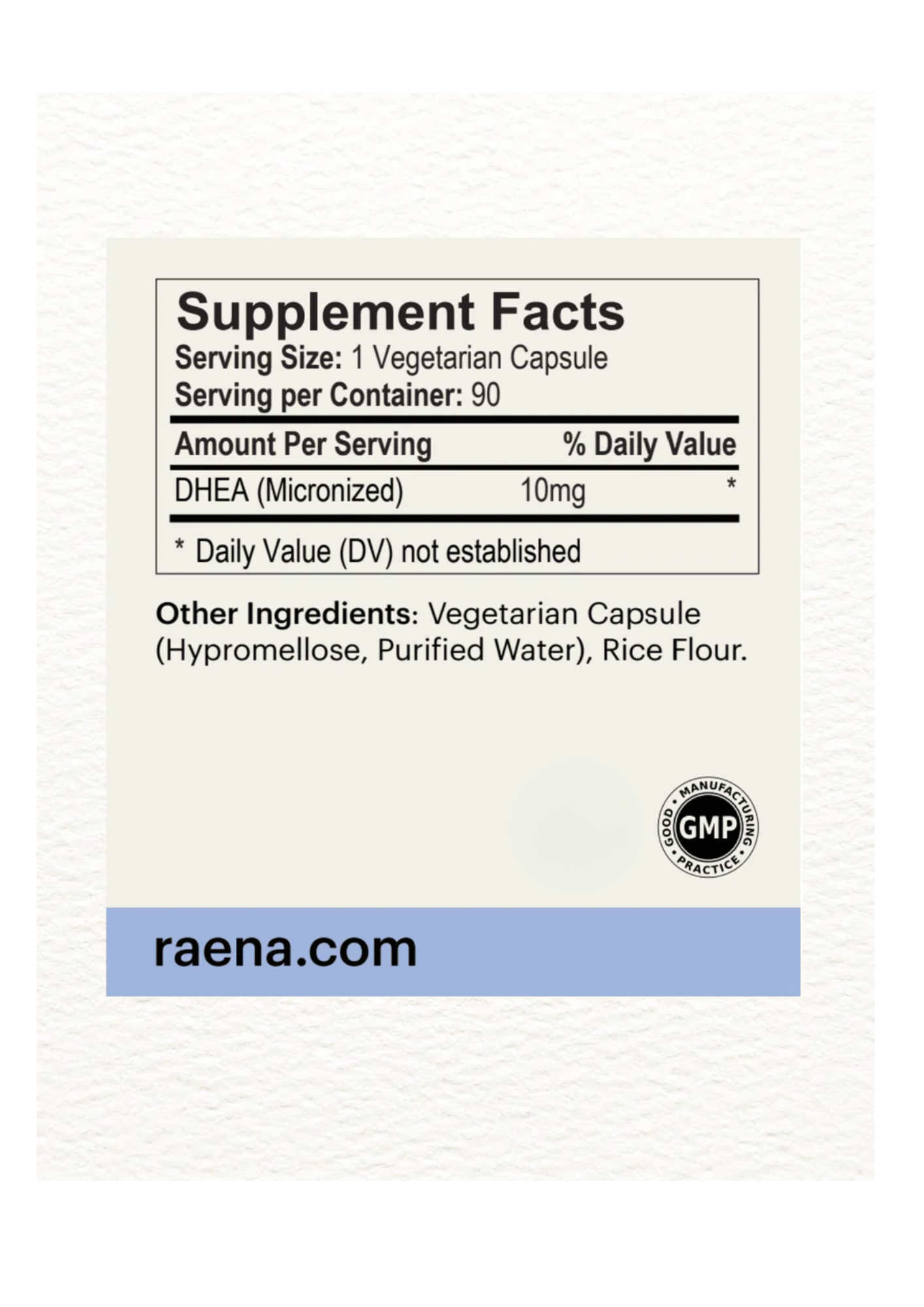 Raena DHEA Boost 10mg