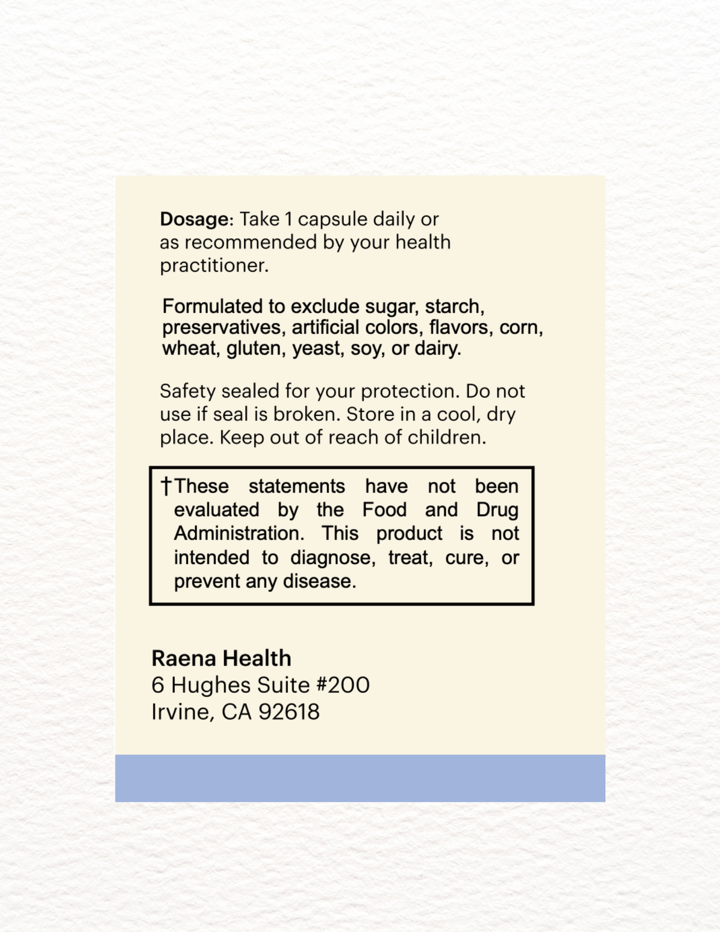 Raena DHEA Boost 10mg