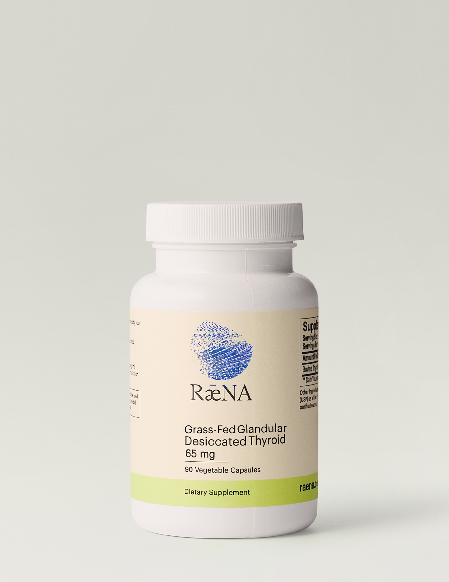 Grass-Fed Glandular Desiccated Thyroid 65mg