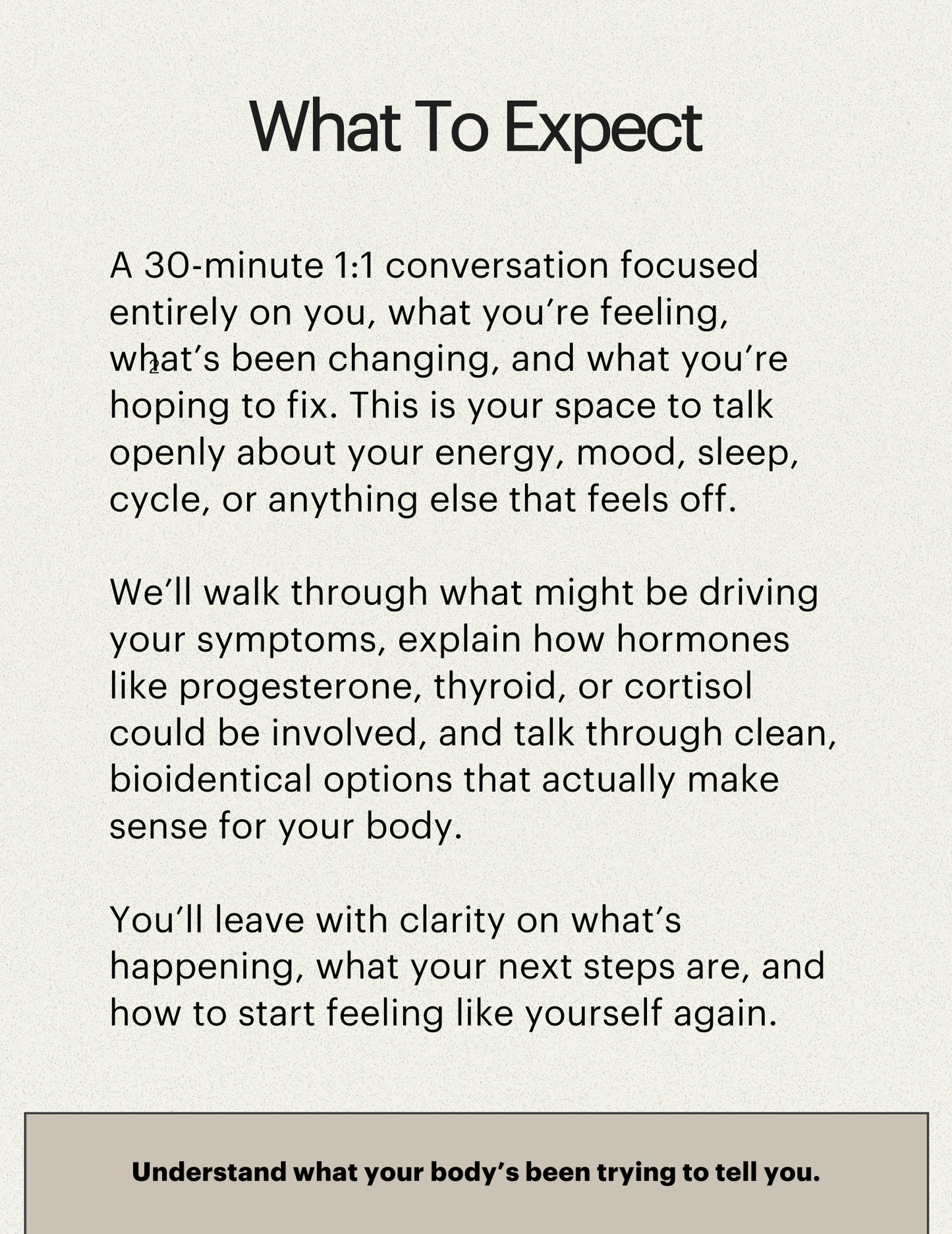 30-Minute Hormone Coaching with Inna Nodelman, ND, BHSc, ATMS
