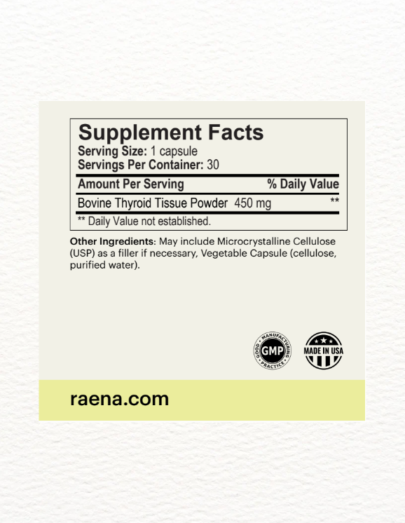 The Natural Desiccated Thyroid 450mg