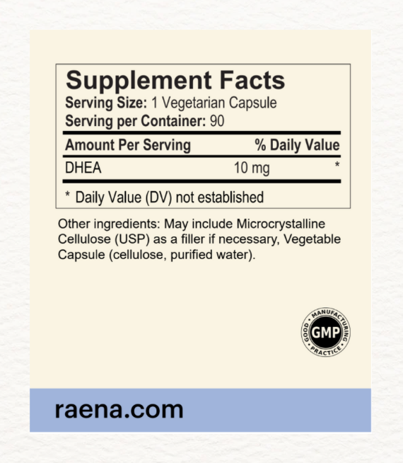 Raena DHEA Boost 10mg