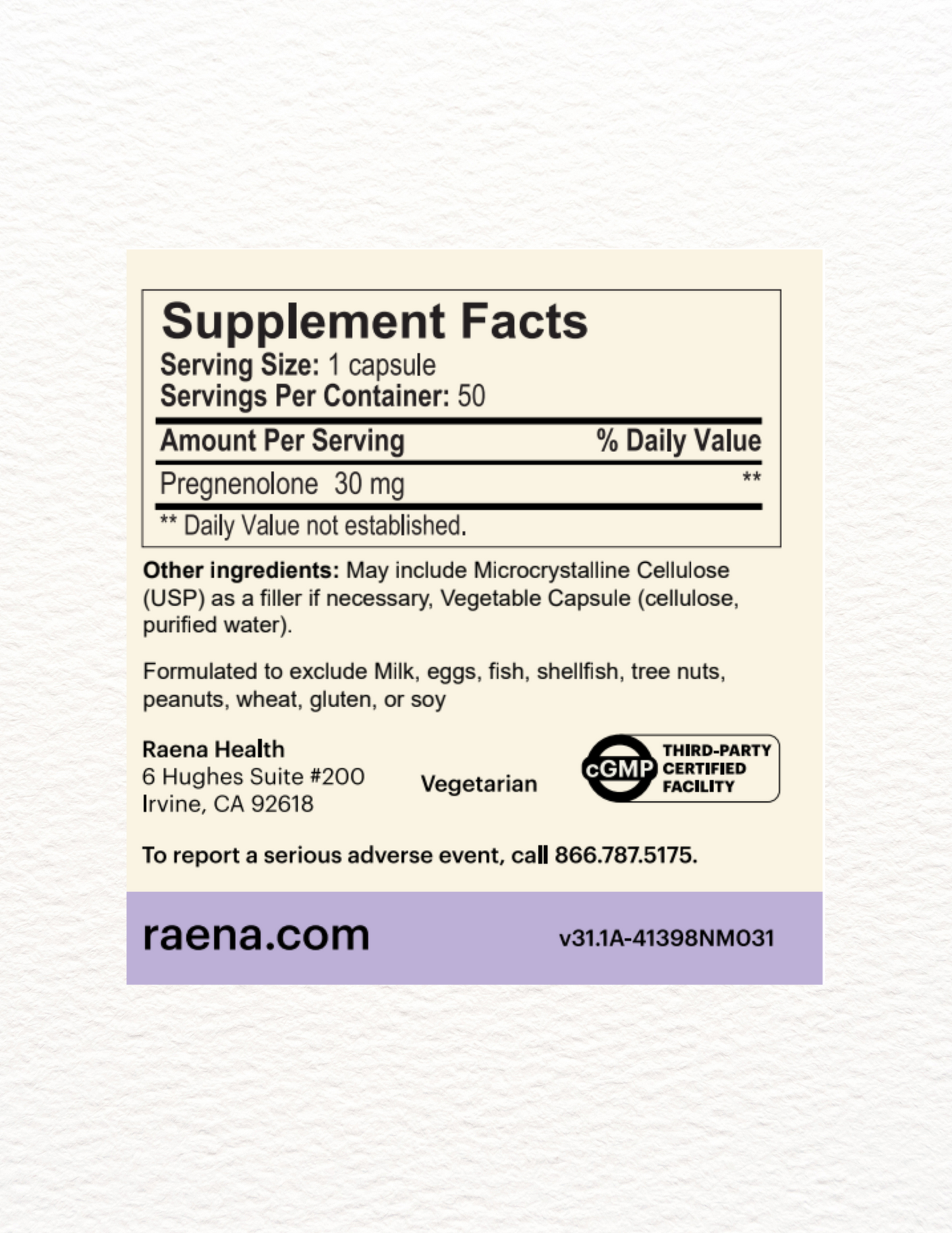 Vital Pregnenolone
