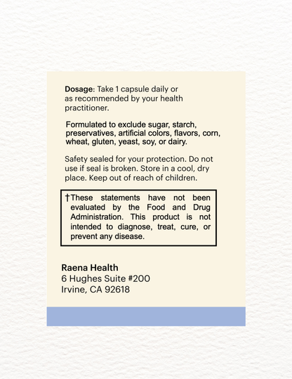 Raena DHEA Boost 10mg