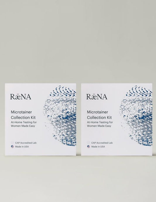 Raena Complete Hormone Tests – Includes 2 Kits: Sex Hormones + Thyroid