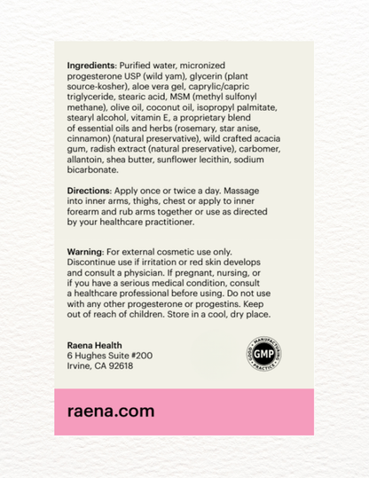 The Natural Progesterone Cream 75mg