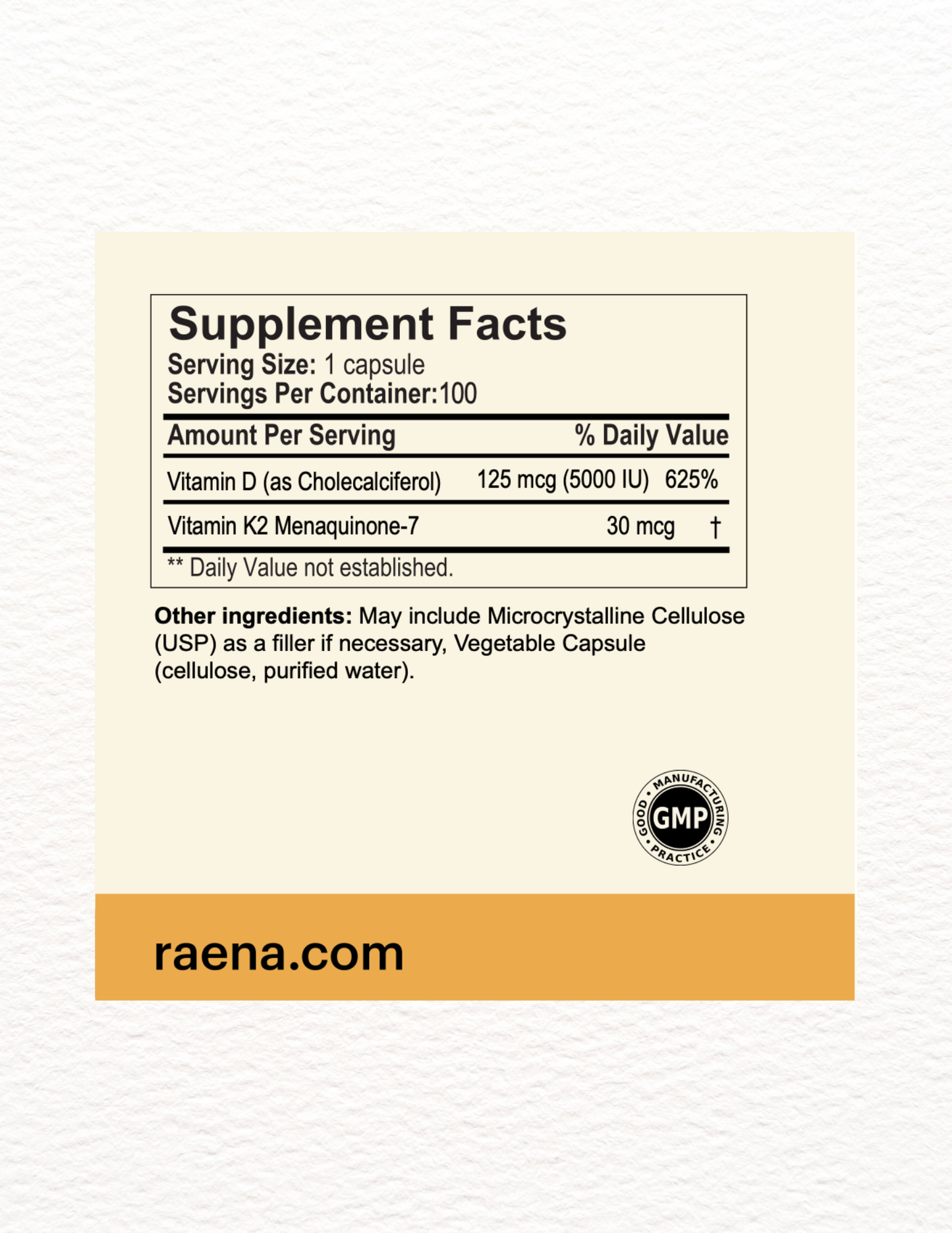 Optimize Vitamin D3K2